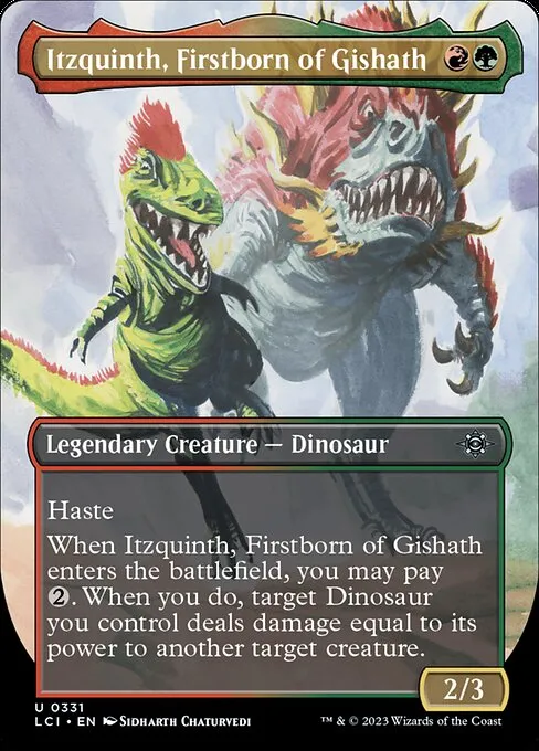 Itzquinth, Firstborn of Gishath · The Lost Caverns of Ixalan 331/416