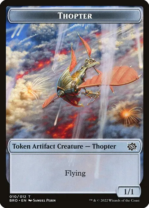 Thopter · The Brothers' War Tokens 10/12