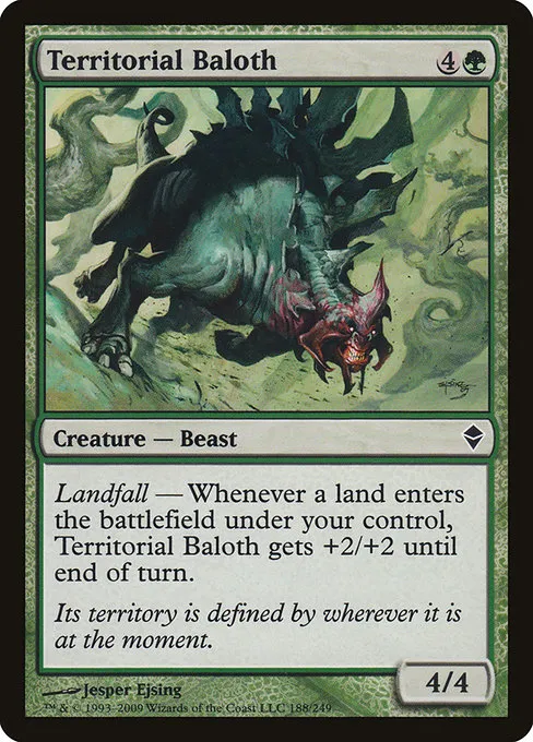 Territorial Baloth · Zendikar 188/269