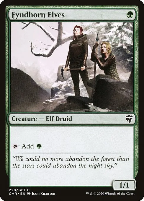 Fyndhorn Elves · Commander Legends 228/718