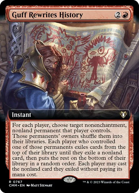 Guff Rewrites History · Commander Masters 767/1067