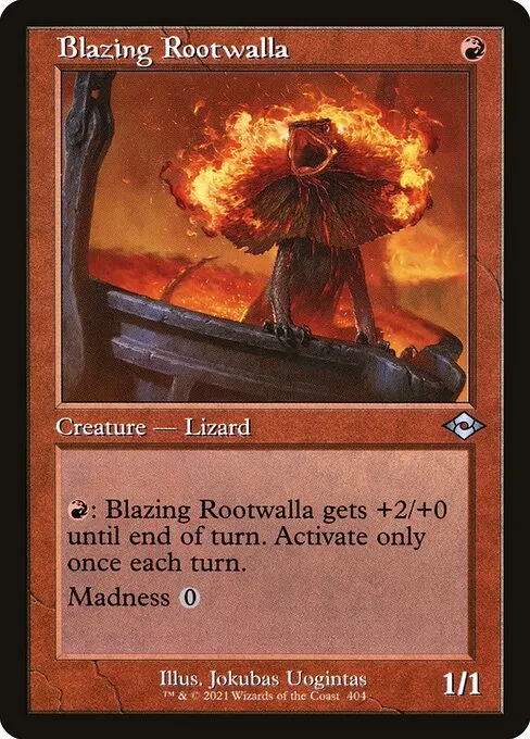 Blazing Rootwalla · Modern Horizons 2 404/493