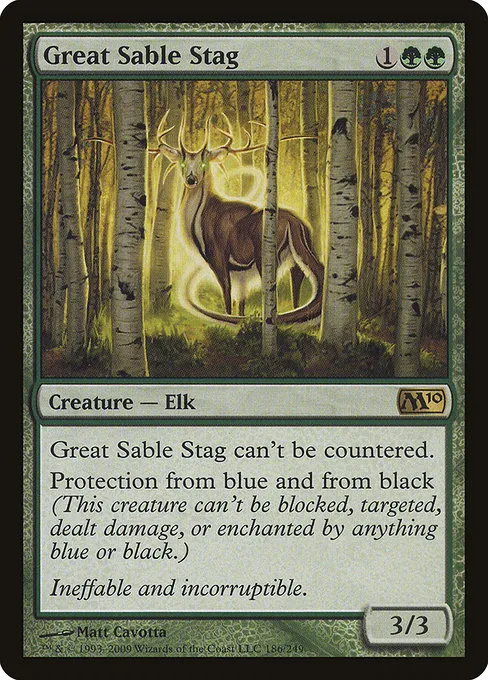 Great Sable Stag · Magic 2010 186/249