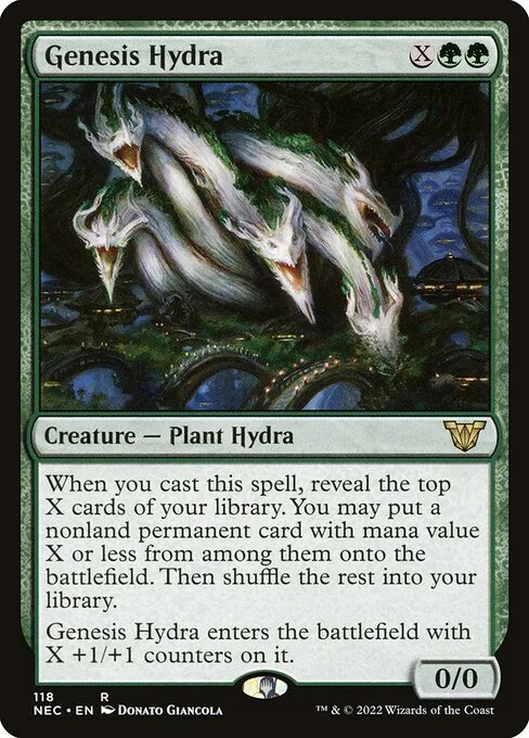 Genesis Hydra · Neon Dynasty Commander 118/179