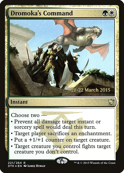 Dromoka's Command · Dragons of Tarkir Promos 221s/51