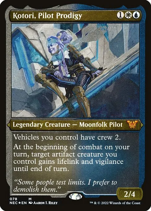 Kotori, Pilot Prodigy · Neon Dynasty Commander 78/179