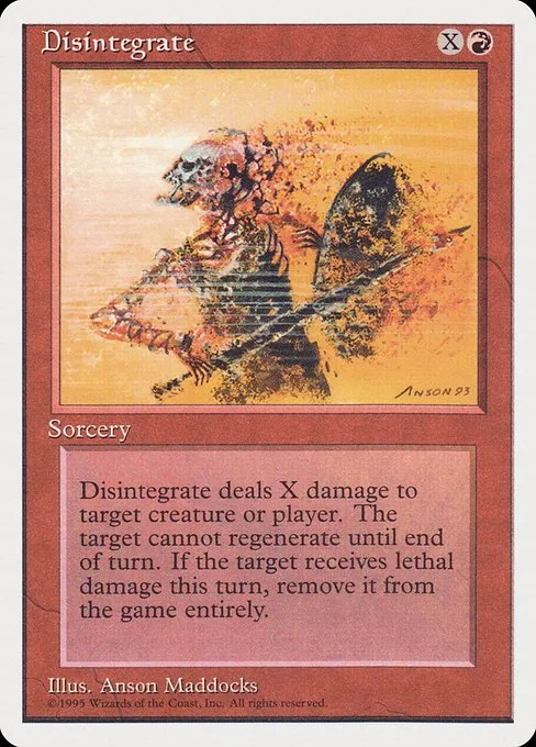 Disintegrate · Rivals Quick Start Set 30/65