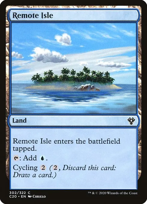 Remote Isle · Commander 2020 302/322