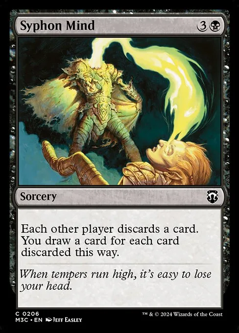 Syphon Mind · Modern Horizons 3 Commander 206/398