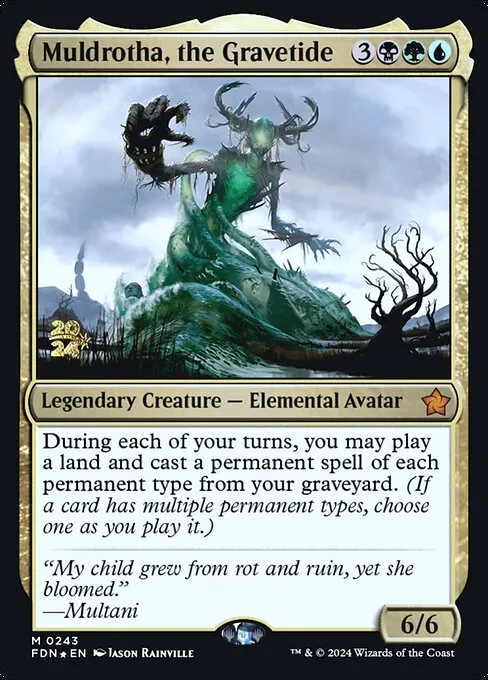 Muldrotha, the Gravetide · Foundations Promos 243s/106