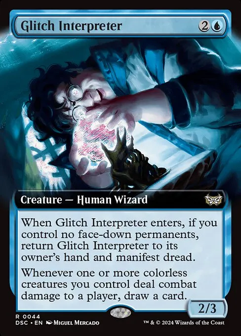 Glitch Interpreter · Duskmourn: House of Horror Commander 44/373