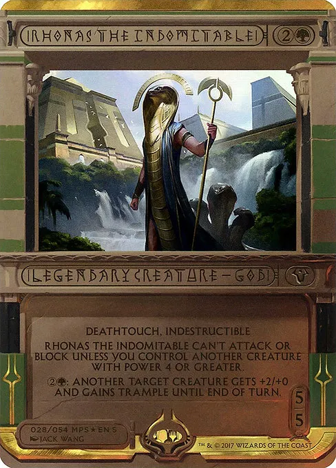 Rhonas the Indomitable · Amonkhet Invocations 28/54