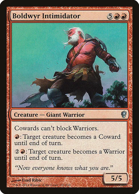 Boldwyr Intimidator · Conspiracy 137/210