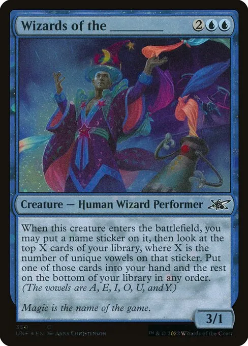 Wizards of the _____ · Unfinity 350/639