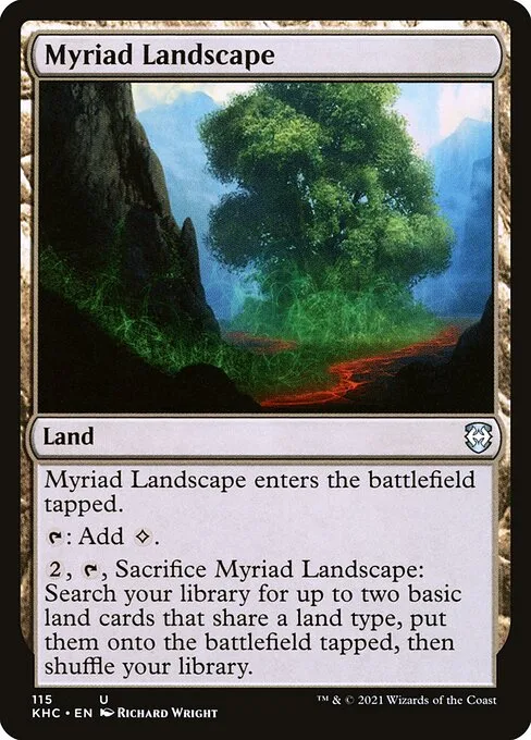 Myriad Landscape · Kaldheim Commander 115/119