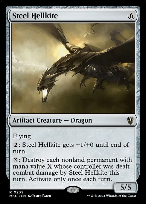 Steel Hellkite · Murders at Karlov Manor Commander 239/358