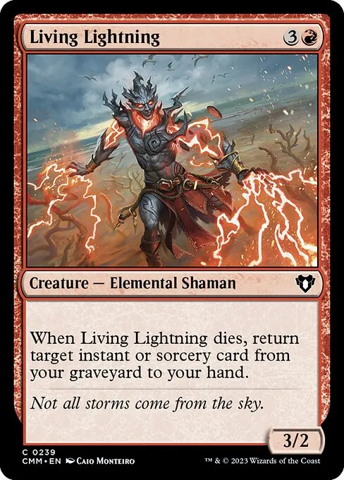 Living Lightning · Commander Masters 239/1067