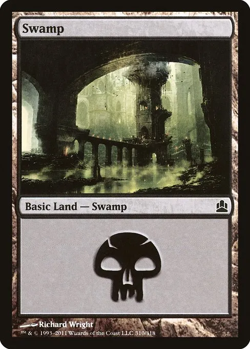 Swamp · Commander 2011 310/318
