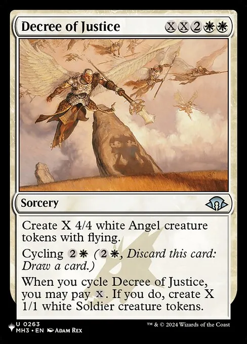 Decree of Justice · The List MH3-263/5050