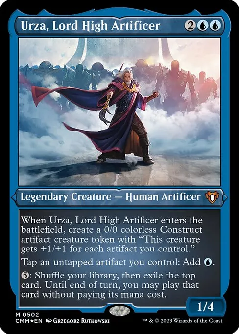 Urza, Lord High Artificer · Commander Masters 502/1067