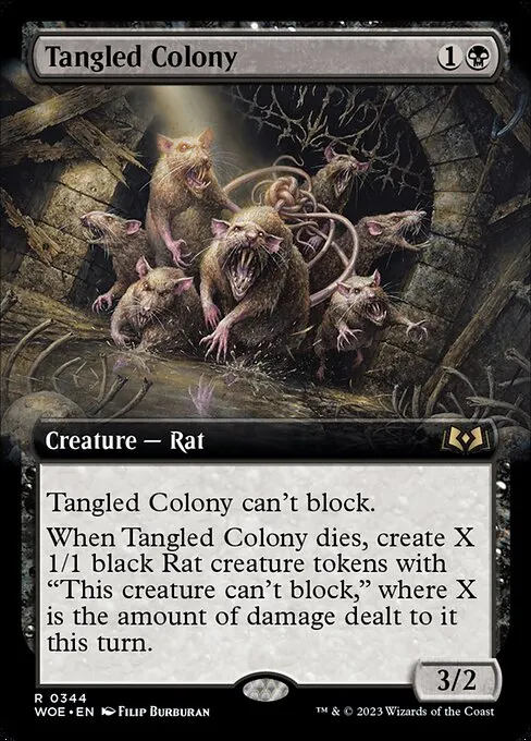 Tangled Colony · Wilds of Eldraine 344/381