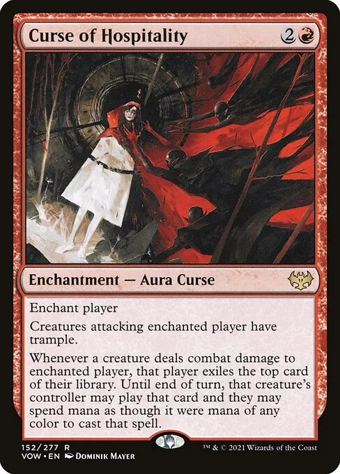 Curse of Hospitality · Innistrad: Crimson Vow 152/423