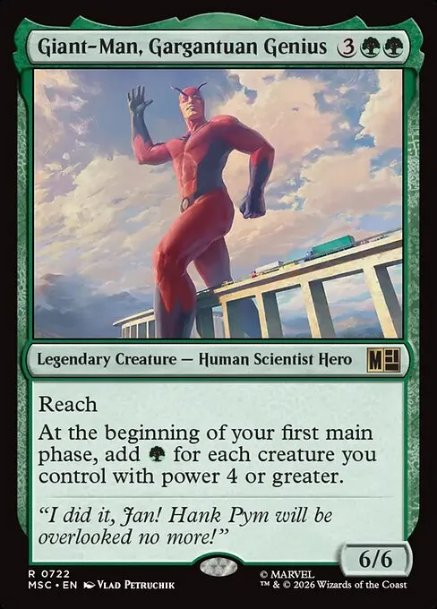 Giant-Man, Gargantuan Genius · Marvel Super Heroes Commander 722/9