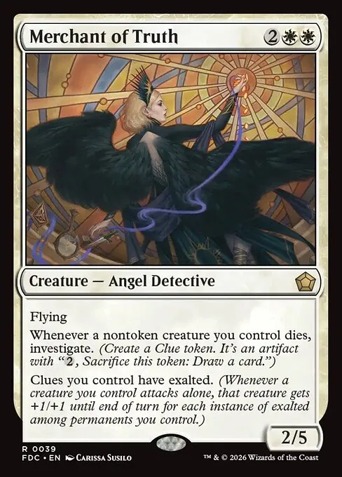 Merchant of Truth · Foundations Commander 39/3