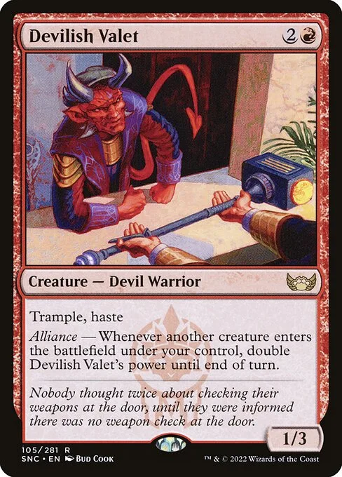 Devilish Valet · Streets of New Capenna 105/513