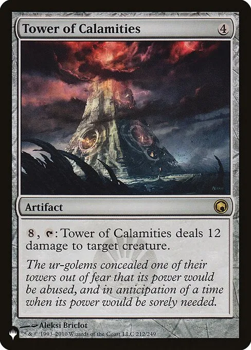 Tower of Calamities · The List SOM-212/5050