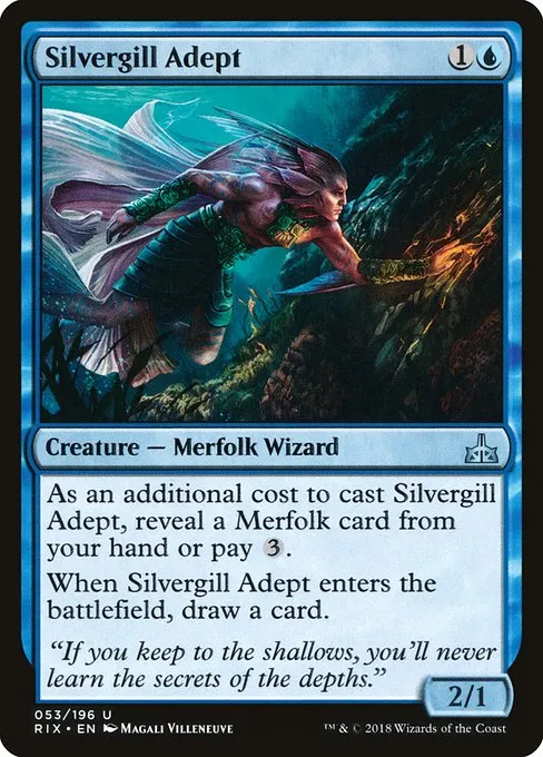 Silvergill Adept · Rivals of Ixalan 53/205