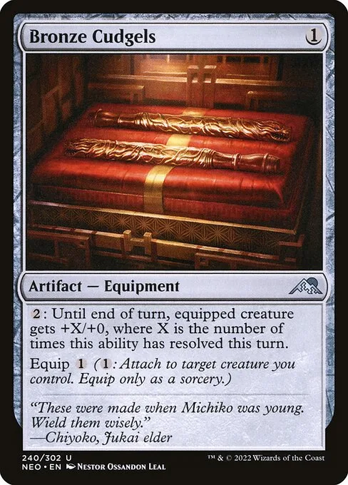 Bronze Cudgels · Kamigawa: Neon Dynasty 240/531