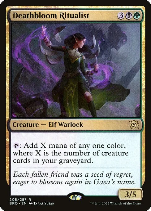 Deathbloom Ritualist · The Brothers' War 208/399