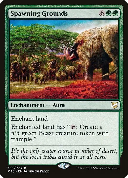 Spawning Grounds · Commander 2018 163/307
