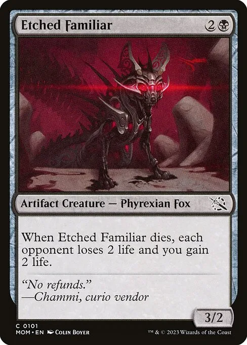 Etched Familiar · March of the Machine 101/387