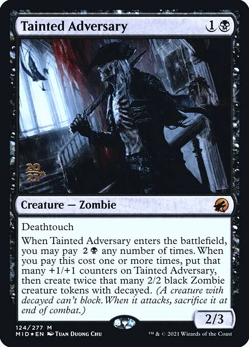 Tainted Adversary · Innistrad: Midnight Hunt Promos 124s/155