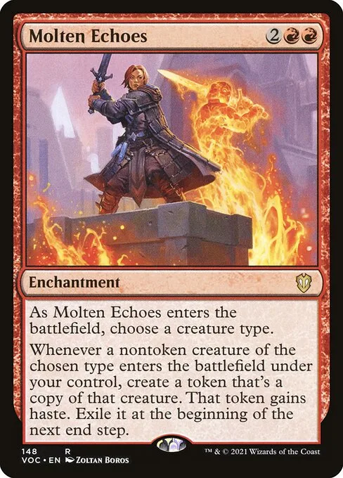 Molten Echoes · Crimson Vow Commander 148/188