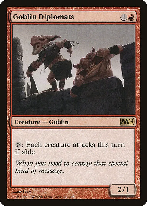 Goblin Diplomats · Magic 2014 141/249