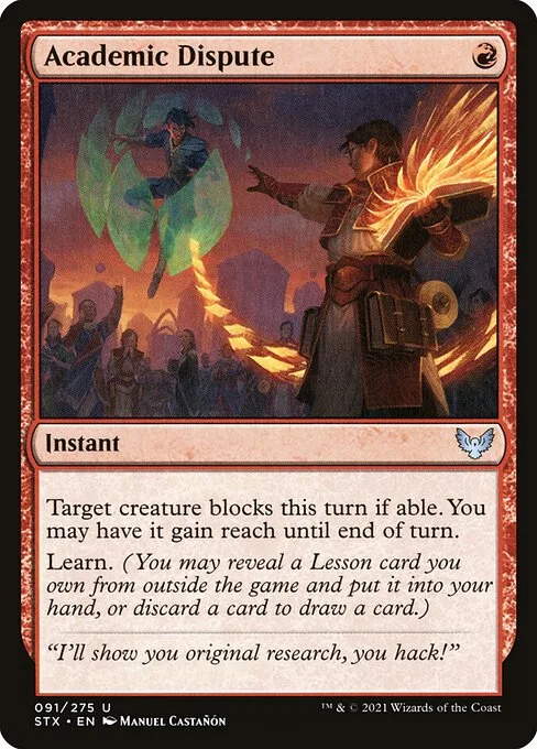 Academic Dispute · Strixhaven: School of Mages 91/393