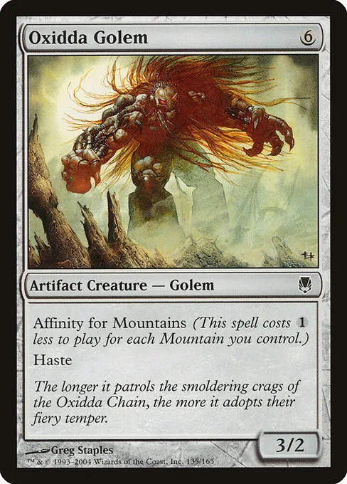 Oxidda Golem · Darksteel 135/165