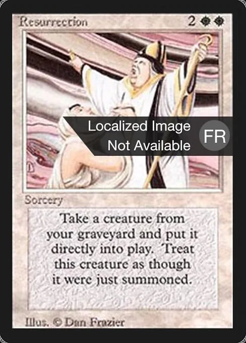 Resurrection · Foreign Black Border 34/307