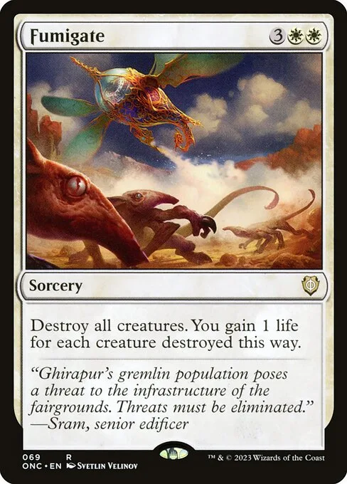 Fumigate · Phyrexia: All Will Be One Commander 69/174