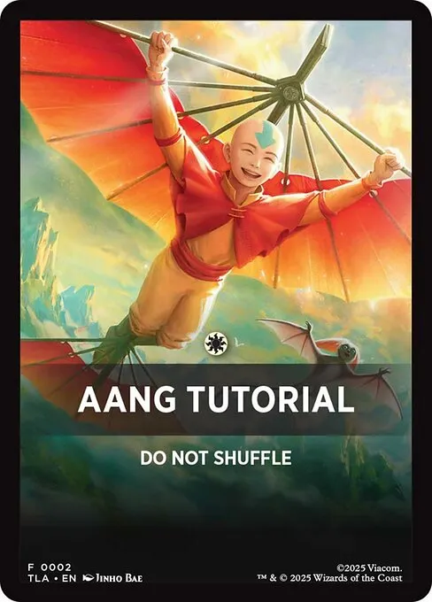 Aang Tutorial · Avatar: The Last Airbender Beginner Box Front Cards 2/10