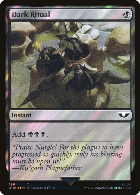 Dark Ritual · Warhammer 40,000 Commander 196★/617