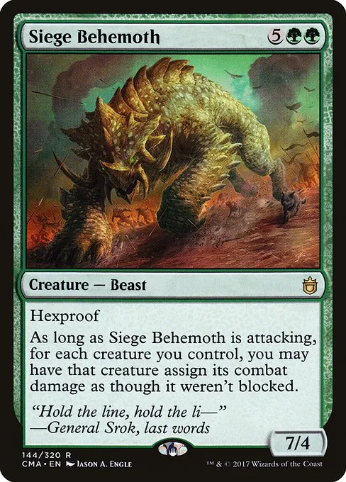 Siege Behemoth · Commander Anthology 144/320
