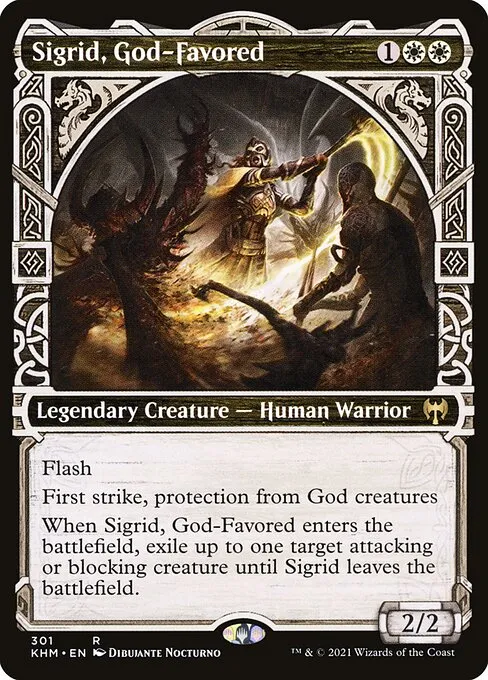 Sigrid, God-Favored · Kaldheim 301/425