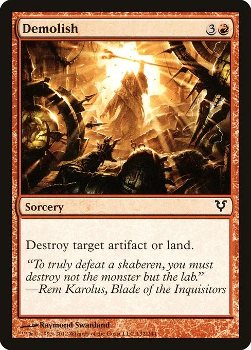 Demolish · Avacyn Restored 132/244