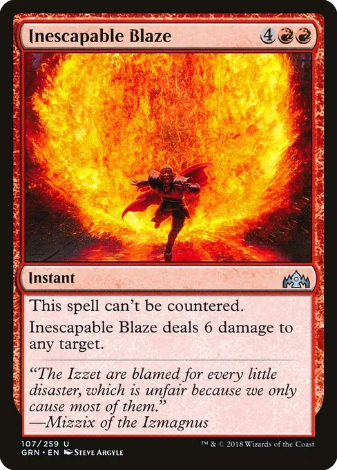 Inescapable Blaze · Guilds of Ravnica 107/273