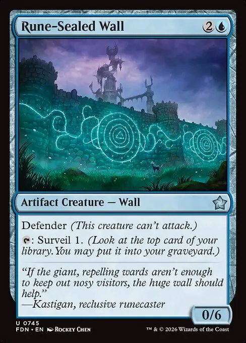 Rune-Sealed Wall · Foundations 745/771