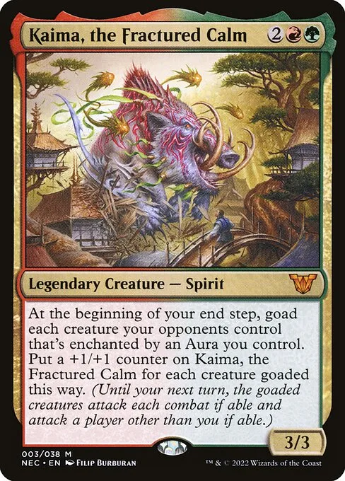 Kaima, the Fractured Calm · Neon Dynasty Commander 3/179